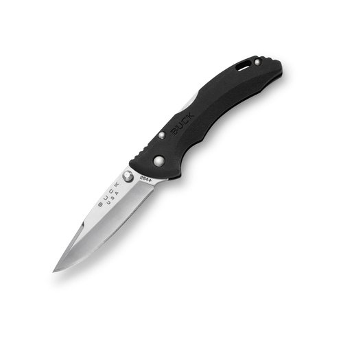Buck Knives 284 Bantam BBW Folding EDC Knife, 2-3/4” Pocket Knife Blade, Nylon Handle, 420HC Stainless Steel Drop Point Folding Blade, Made in the USA, Black, 1.5 oz