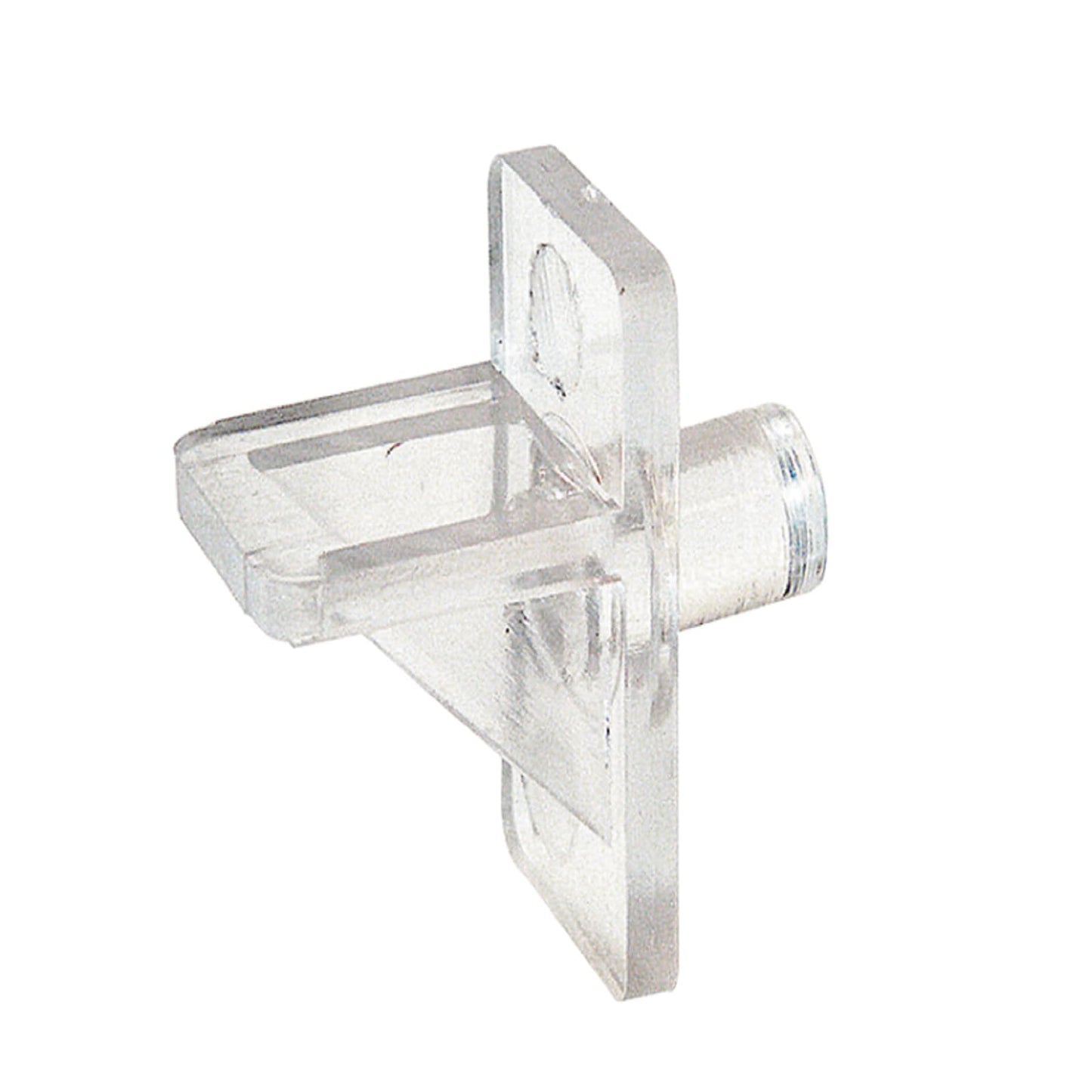 ARYEIELLSOW (50 Pcs) U 10136 Shelf Support Peg Fits 0.25" Holes for Kitchen Cabinet Closet Bookcase Shelves,5 lb Load Capacity,Clear Plastic Shelf Pins