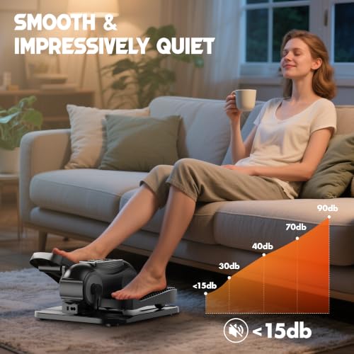 Under Desk Elliptical Machine - Portable Electric Leg Exerciser