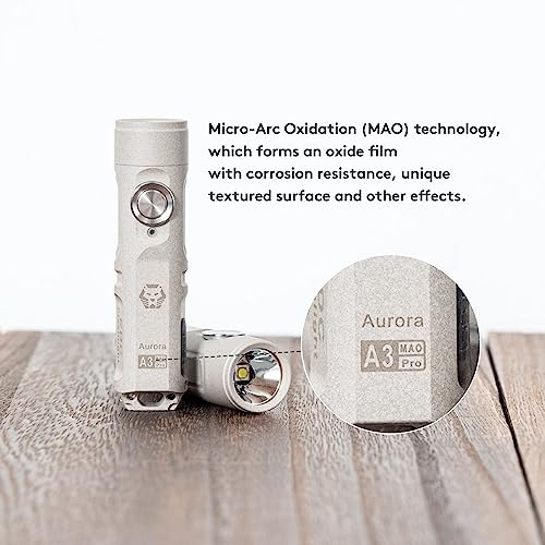 RovyVon A3 Pro Rechargeable Keychain Flashlight 650 Lumens - Variation B