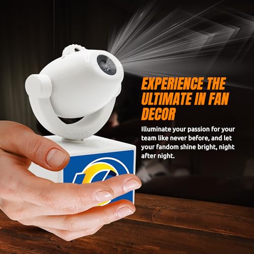 Los Angeles Rams LED Mini Spotlight Projector - Portable & Adjustable