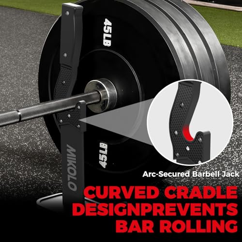 Heavy-Duty Deadlift Jack for 660LB Barbell - No-Slip Handle