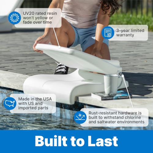 Step2 Foldable Adult Flip Seat White 1 Pack Portable Outdoor Chair