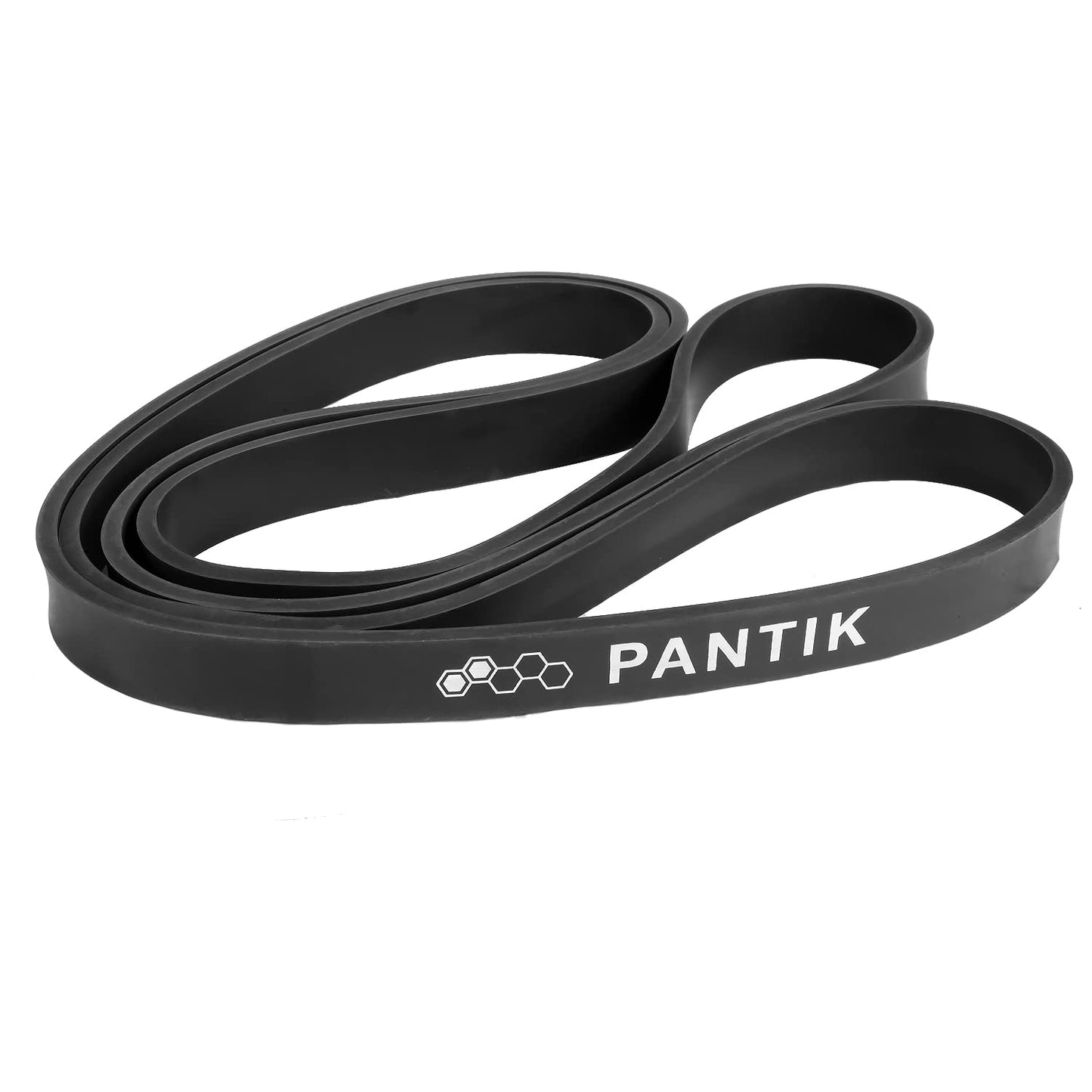PANTIK Resistance Bands Set for Women and Men Pull up Bands Exercise Loop Band for Body Stretching Powerlifting Yoga Pilates Resistance Training Black