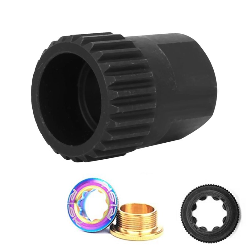 GBSCLOVER Bike Ring Nut Tool, Chromiumvanadium Steel Rear Hub Lock Nut Tool, 1.4x1in Rear Hub Lock Ring Nuts Removal Repairing Tools Replacement for DT 240S, 240, 340, 350, 440, 540