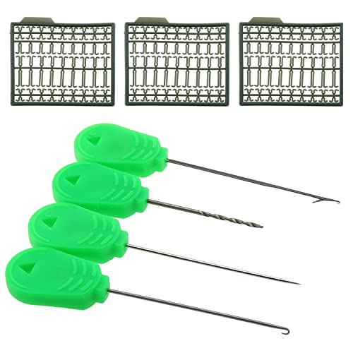 7-in-1 Carp Fishing Bait Rig Tool Kit with Needles & Boilie Stops