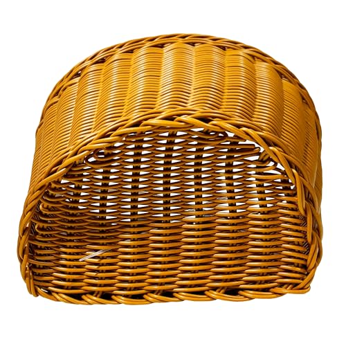 Detachable Rattan Bike Front Basket for Kids & Adults – Large, Safe Front Rack