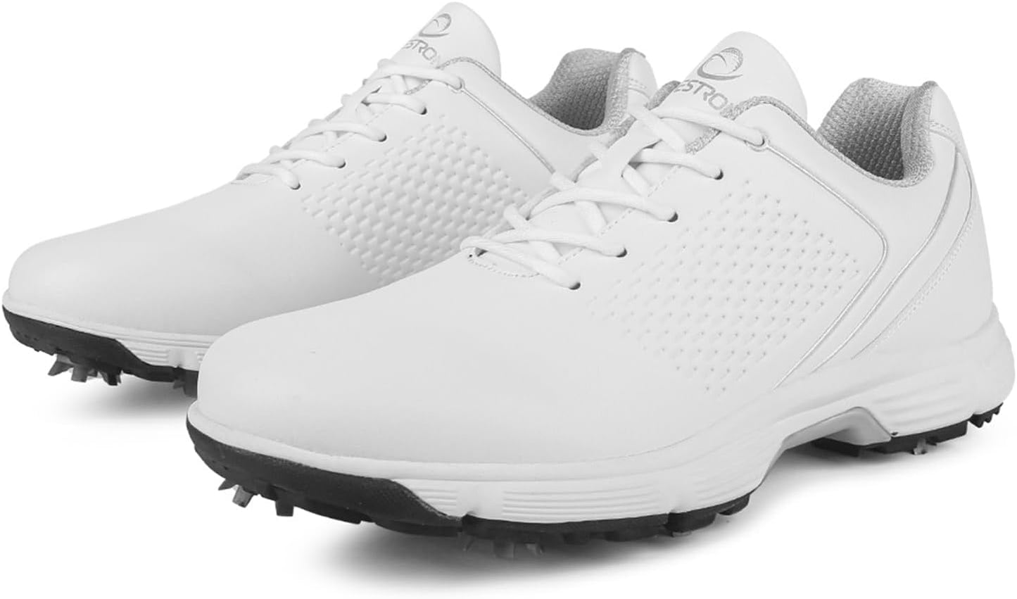 Skiennix Waterproof Golf Shoes - Spiked Sneakers for Men | Durable Outdoor Footwear for Golfers
