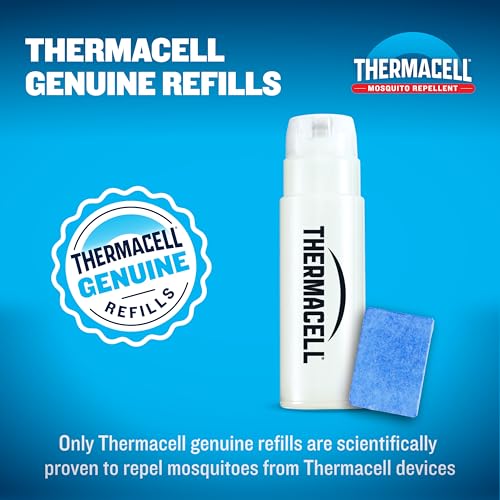 Thermacell 120-Hour Fuel-ZoneGuard Mosquito Repellent Refills – Genuine, EPA-Registered, 30 Mats & 10 Fuel Cartridges