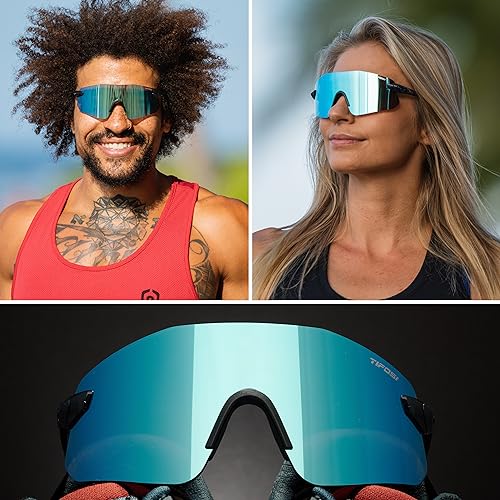 Shield Sunglasses for Running, Baseball, Golf & Cycling