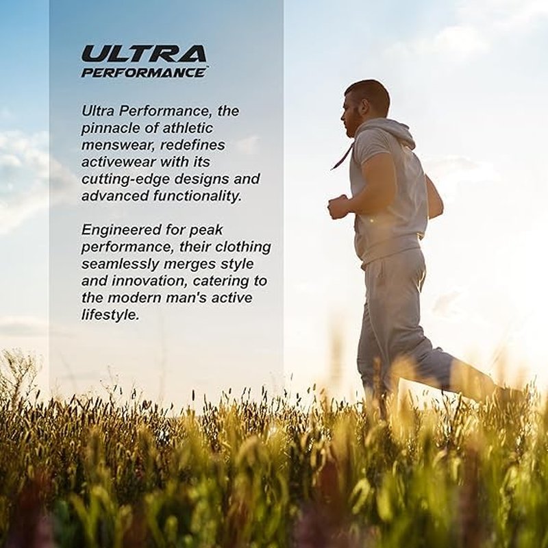 Ultra Performance 3 Pack Mens Open Bottom Sweatpants with Pockets, Casual Sweatpants for Men
