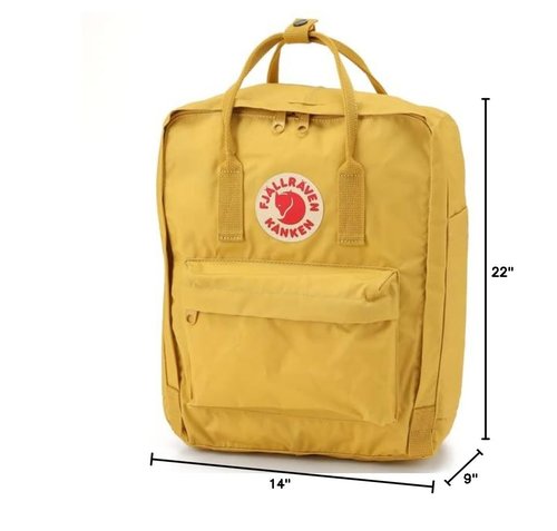 Fjällräven Kanken Backpack - Durable Vinylon Fabric, Water-Resistant, Classic Design - School, Travel, Ultramarine