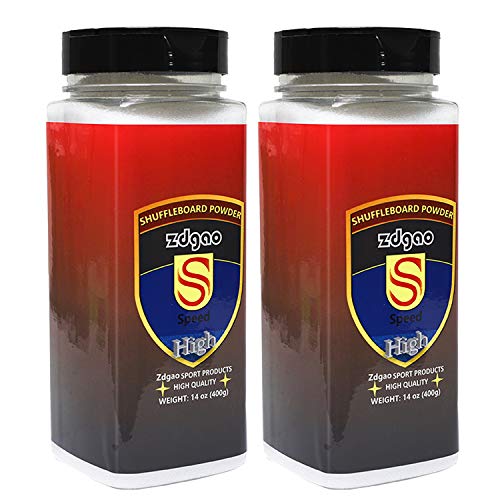High Speed Shuffleboard Sand - 2 Cans with Mini Dustpan & Brush
