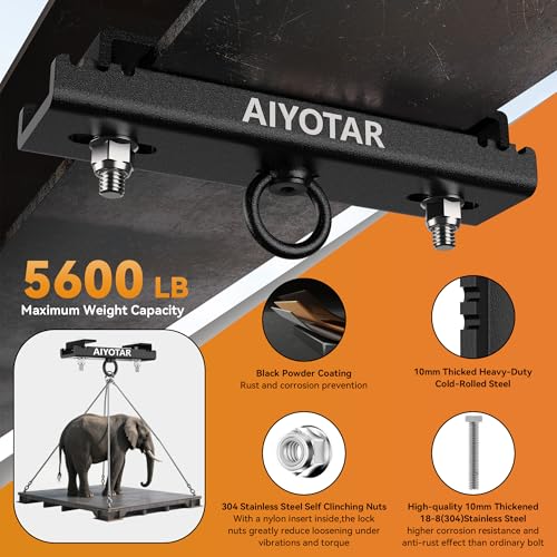 Heavy Duty I Beam Clamp Hanger for Boxing MMA Gym Training & Suspension
