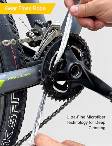 Bicycle Cleaning Kit - 7-Piece Chain Maintenance Set with Degreaser & Lubricant