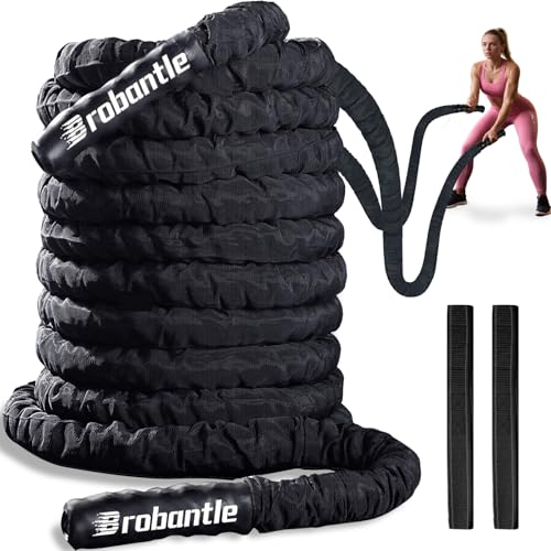 1.5 Inch 30FT Battle Rope - Heavy Duty Exercise Workout Rope