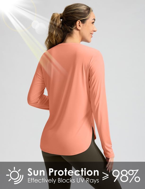 Skiennix Women's Sun Shirt - UPF 50+ Long Sleeve UV Protection - Lightweight Quick Dry Hiking Top