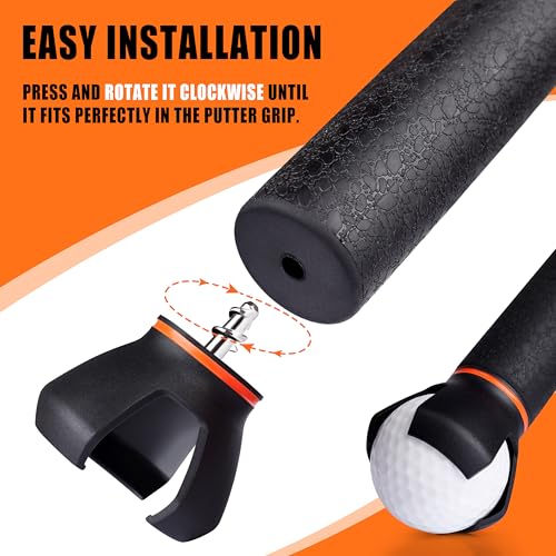 Premium 3-Prong Golf Ball Grabber - 3-Pack Golf Ball Retriever