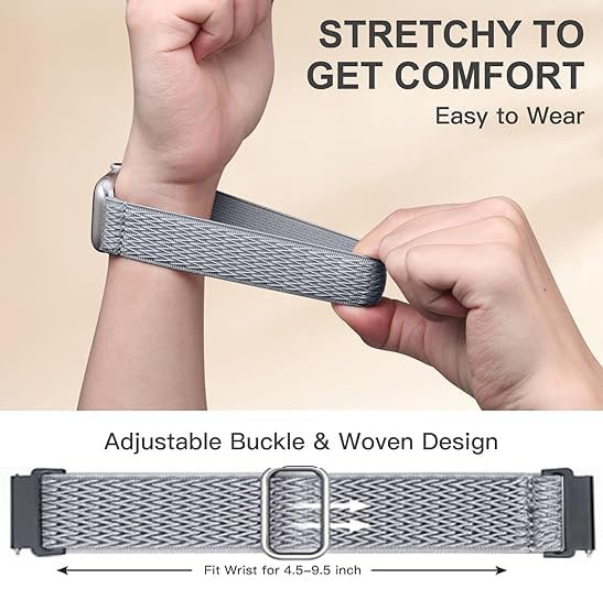 Replacement Nylon Watch Bands for Tikland T60 Smart Watch - 3 Pack