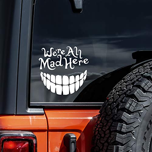 Vool Cheshire Cat Wonderland Vinyl Car & Wall Decal - 5.5 x 5.3 inches