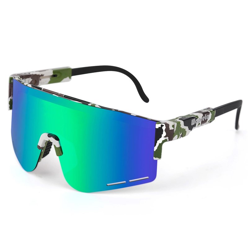 Wapreta Youth Baseball Sunglasses Men and Women Polarised Sports Sunglasses TR90 Adjustable Cycling Glasses Driving Running (C5)