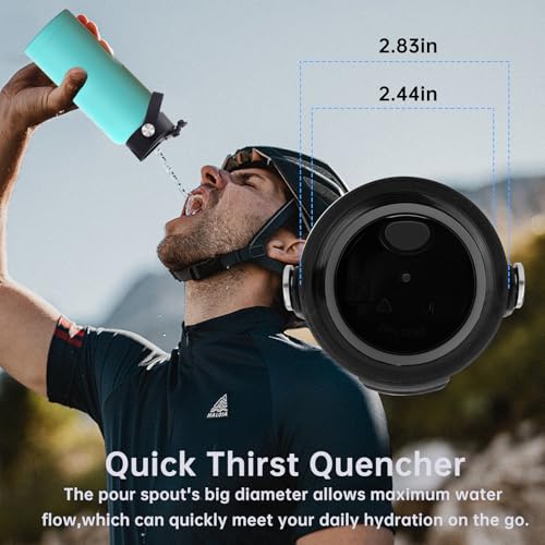32 oz Replacement Lid for RTIC Water Bottles - Leak-Proof & BPA-Free