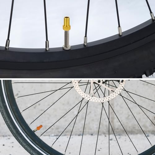 20 Pcs Presta to Schrader Valve Adapters - Universal Bicycle Tire Connectors