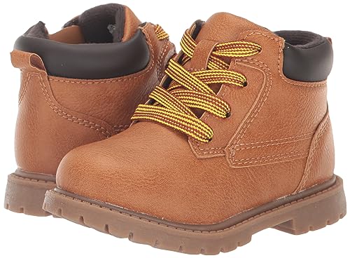 Carter's Unisex Toddler Roy Boots - 6 Tan High-Top Shoes for Kids