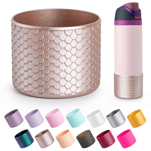 Silicone Boot for Owala 24 oz Water Bottle - Rose Gold