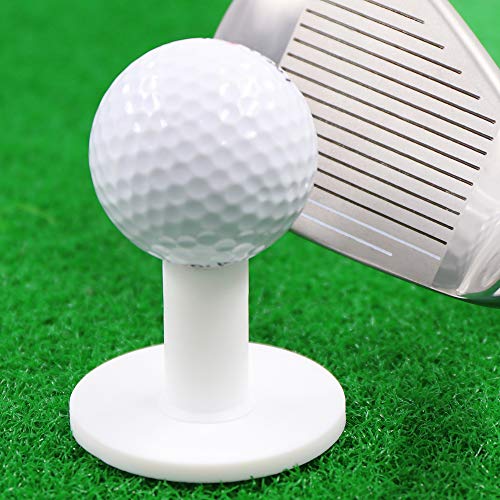 Premium Rubber Golf Tees - 6 Sizes for Durability & Stability