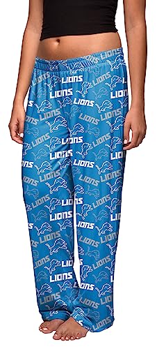 Detroit Lions Women's Scatter Pattern Lounge Pajama Pants