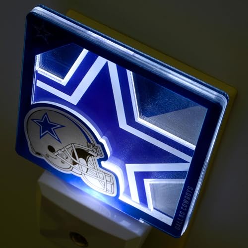 NFL Logo Nite Light with 3D Glowing Effect