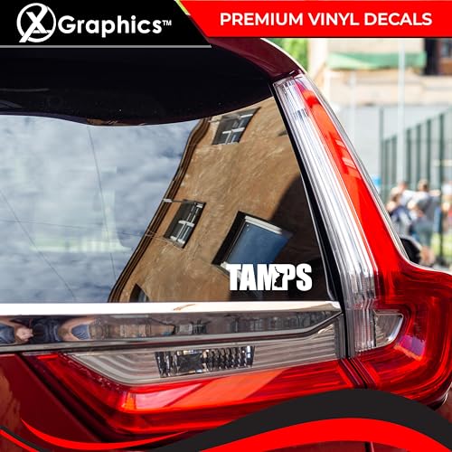 Tamaulipas Mexico Map Vinyl Decal - Waterproof Sticker - White, 8"x2.5"