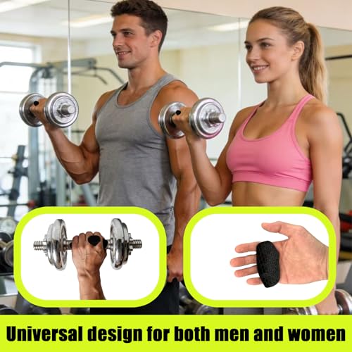 Silicone Weight Lifting Grips - Anti-Slip Gym Hand Pads for Strength Training