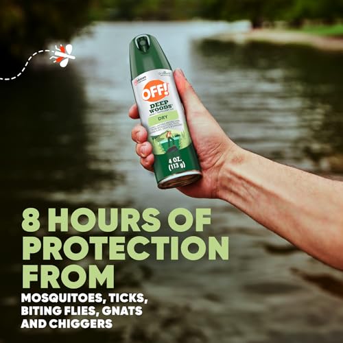 Deep Woods Insect Repellent Aerosol - Non-Greasy Bug Spray, 4 Oz (Pack of 2)