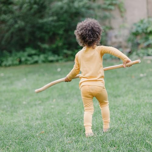 Woolino Merino Wool Base Layer for Kids - 2-3 Years Honey - Soft Thermal Top