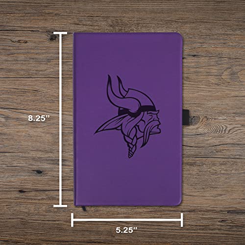 NFL Minnesota Vikings Laser-Engraved Notepad - 5.25 x 8.25 inches
