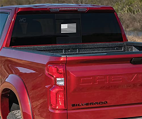 American Flag Vinyl Sticker - Waterproof Decal for Car & Laptop