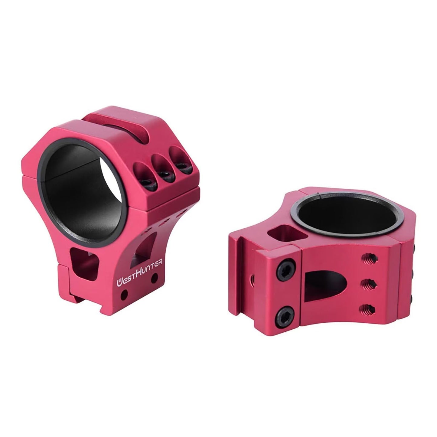 WestHunter Optics Precision 11 mm Dovetail Scope Rings, 1 Inch 30 mm 34 mm Tactical Scope Mount | Red