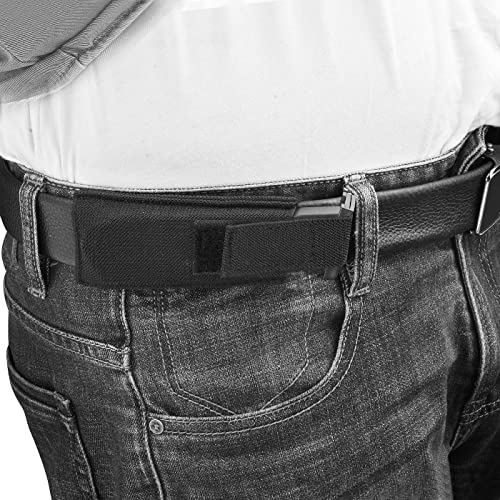 Horizontal Pistol Magazine Carrier Pouch - 2 Pack with Safety Hook