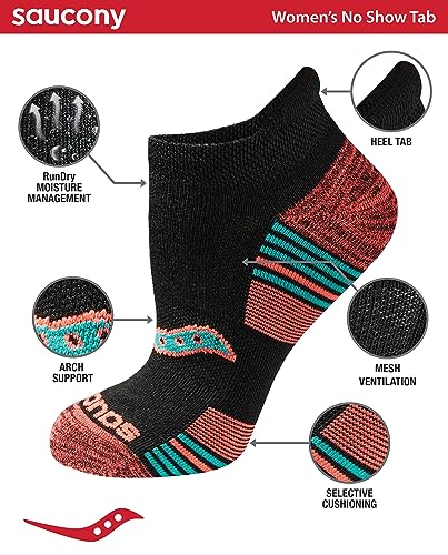 Women's Performance Heel Tab Athletic Socks - Moisture-Wicking & Supportive