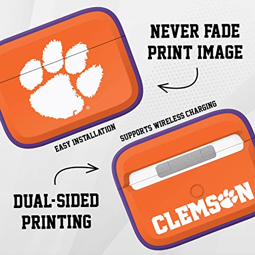Clemson Tigers HDX Case Cover for Apple AirPods Pro 1 & 2 - Classic