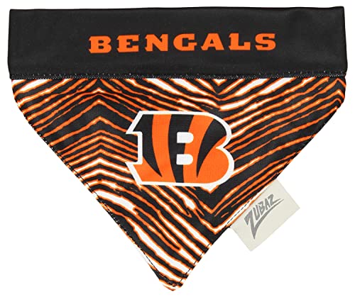 Reversible Pet Bandana for Dogs & Cats - Cincinnati Bengals, Large/X-Large