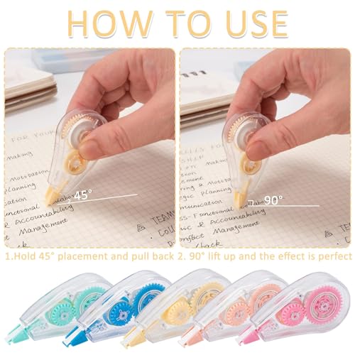 10 Pack Correction Tape - High Quality & Portable