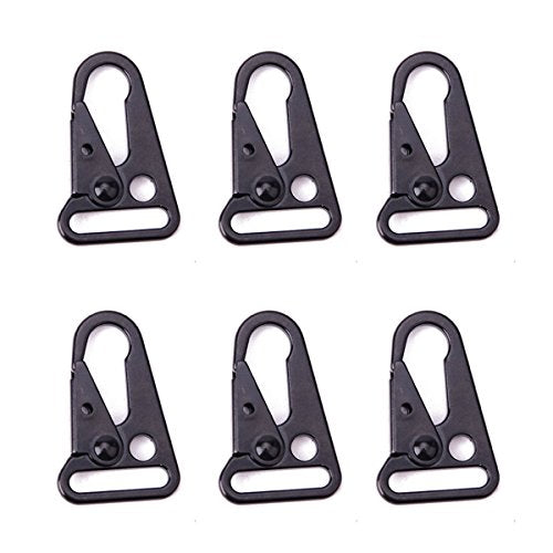 1" Heavy Duty Snap Hooks Sling Clips - 6-Pack