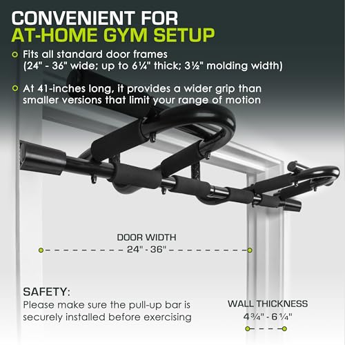 Multi Grip Pull Up Bar - Durable Steel for Home Gym Fitness