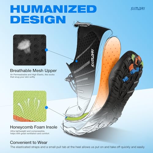 Water Shoes for Men and Women - Quick-Dry Aqua Socks