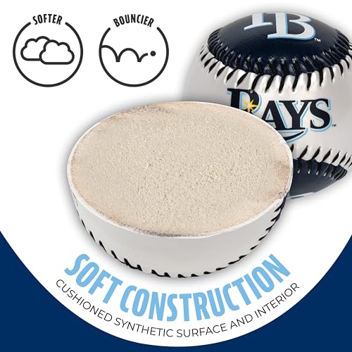 Tampa Bay Rays Soft Baseball - Cushioned Team Logo Toy