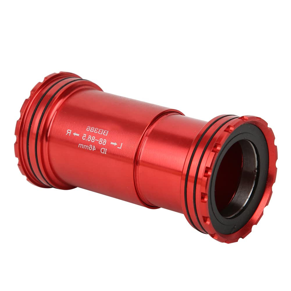Shipenophy BB386 EVO PF30 High durability BB386 EVO PF30 Alloy Frame Bottom Bracket Accessory for Home Entertainment for School Sports(red)