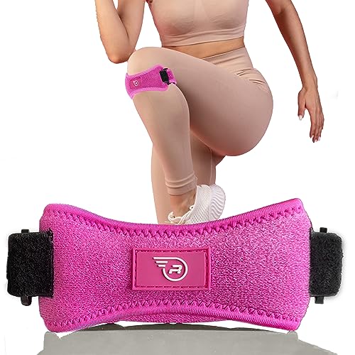 Patella Knee Strap for Tendon Support - Adjustable Pink